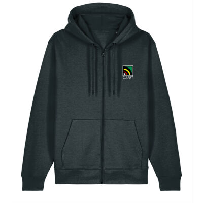 "C.J ART" Mid- Heavy, Zip Hoodie, Øko Thumbnail