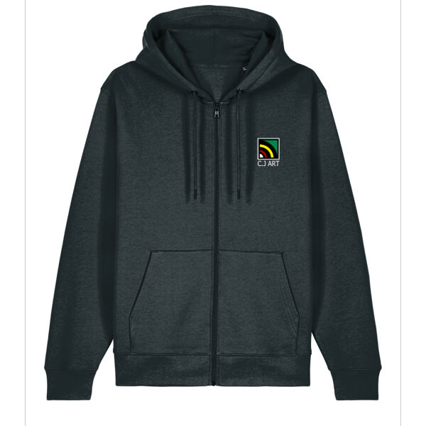 "C.J ART" Mid- Heavy, Zip Hoodie, Øko Thumbnail